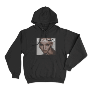 Eusexua Cover Unisex Hoodie Black 3