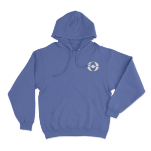 Eusexua Logo Unisex Hoodie Blue