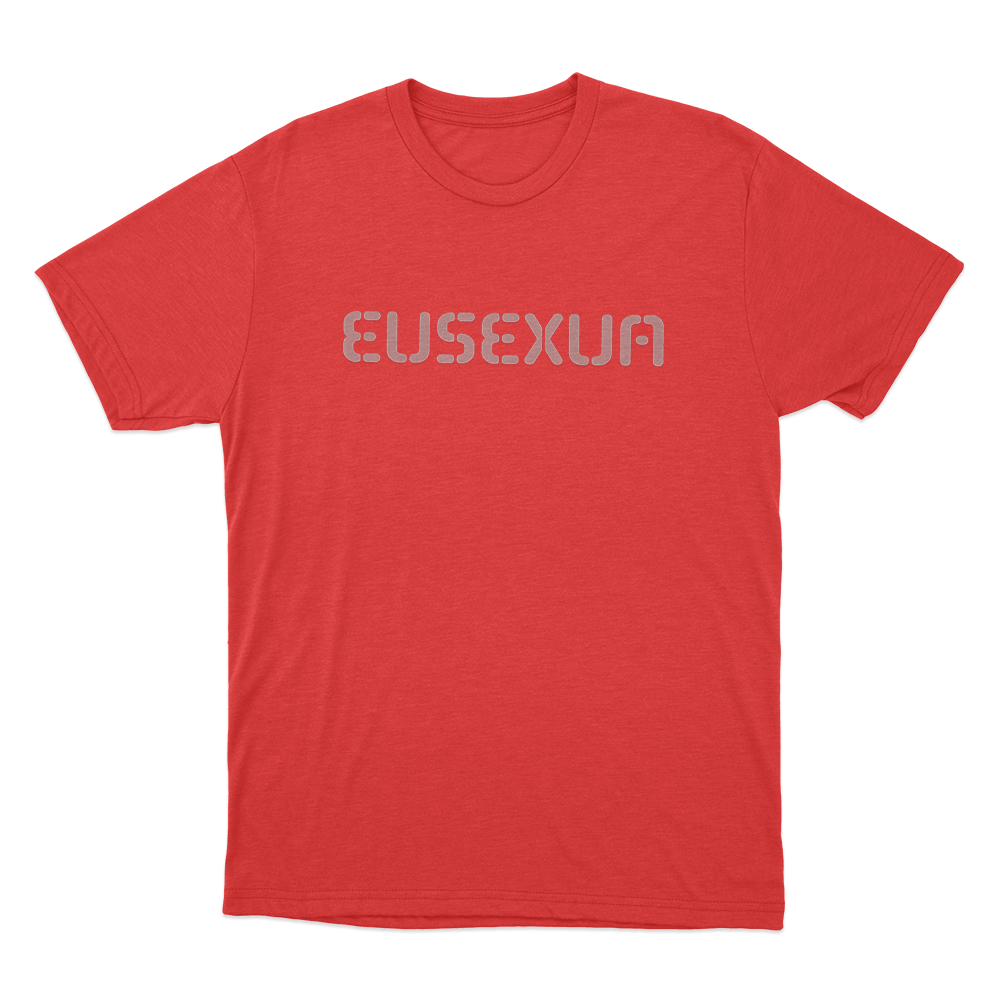 Eusexua Unisex T Shirt Red Eusexua Unisex T Shirt Red