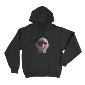 FKA Twigs Painted Face Unisex Hoodie Black