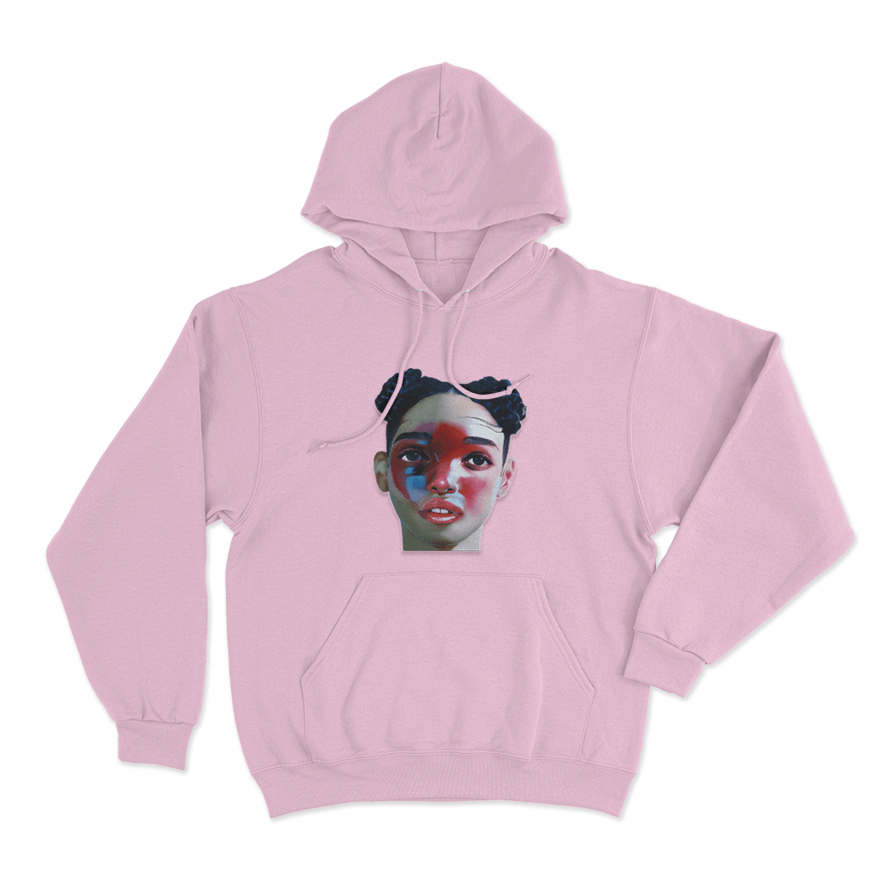 FKA Twigs Painted Face Unisex Hoodie Pink FKA Twigs Painted Face Unisex Hoodie Pink